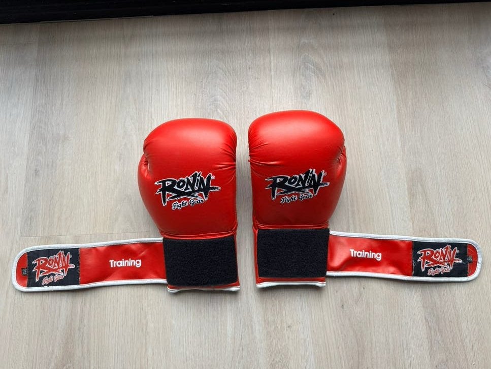 Ronin Bokshandschoenen Rood, Maat XS of kleiner, Verzenden, Zo goed als nieuw, Overige