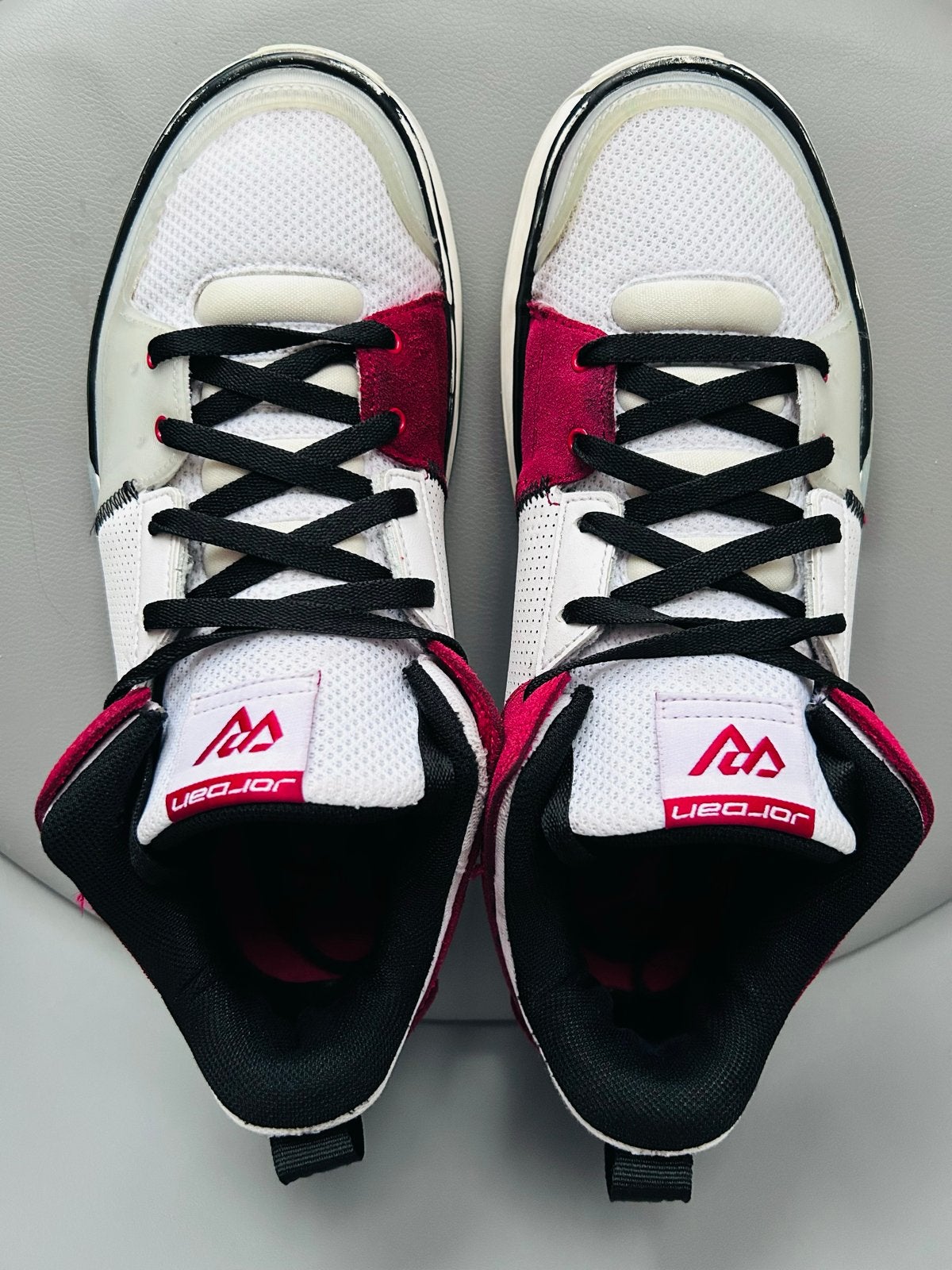 Jordan One Take 5 Sneakers Maat 45 Wit Bordeaux Als nieuw, Wit, Ophalen of Verzenden, Sneakers of Gympen, Zo goed als nieuw