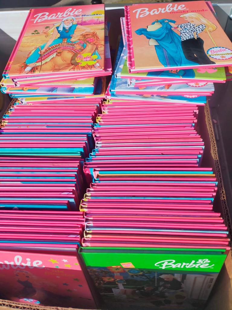 Te koop 119 zgan Barbie boeken, Boeken, Kinderboeken | Jeugd | onder 10 jaar, Ophalen, Zo goed als nieuw