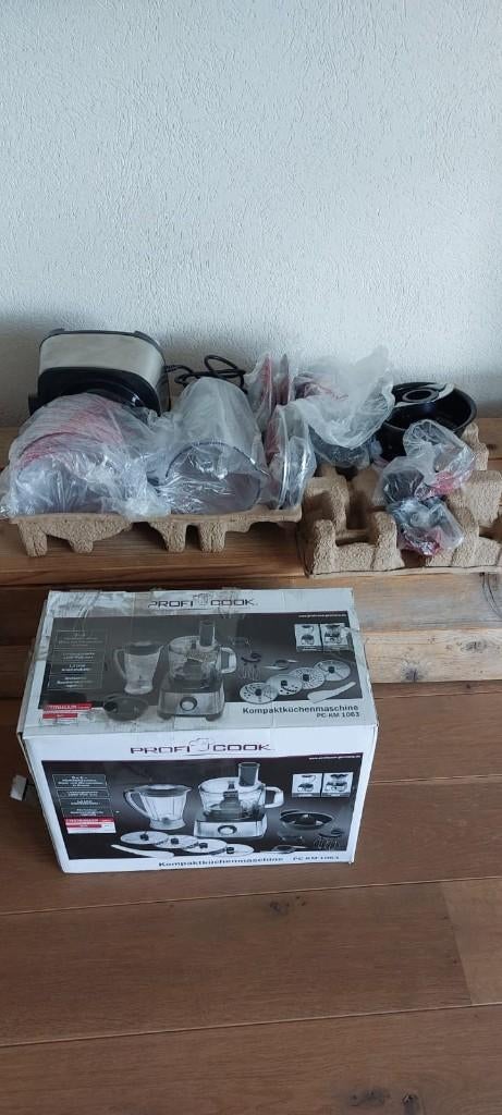 ProfiCook KM 1063 - Foodprocessor - Keukenmachine 3in1, 4 liter of meer, Onbekend, Nieuw, 3 snelheden of meer