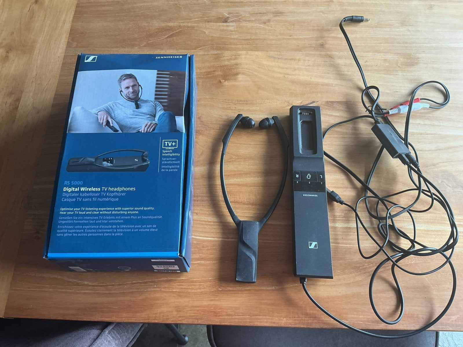 Sennheiser RS 5000 Digitale Draadloze TV Hoofdtelefoon, In-ear, Sennheiser, Ophalen of Verzenden, Zo goed als nieuw
