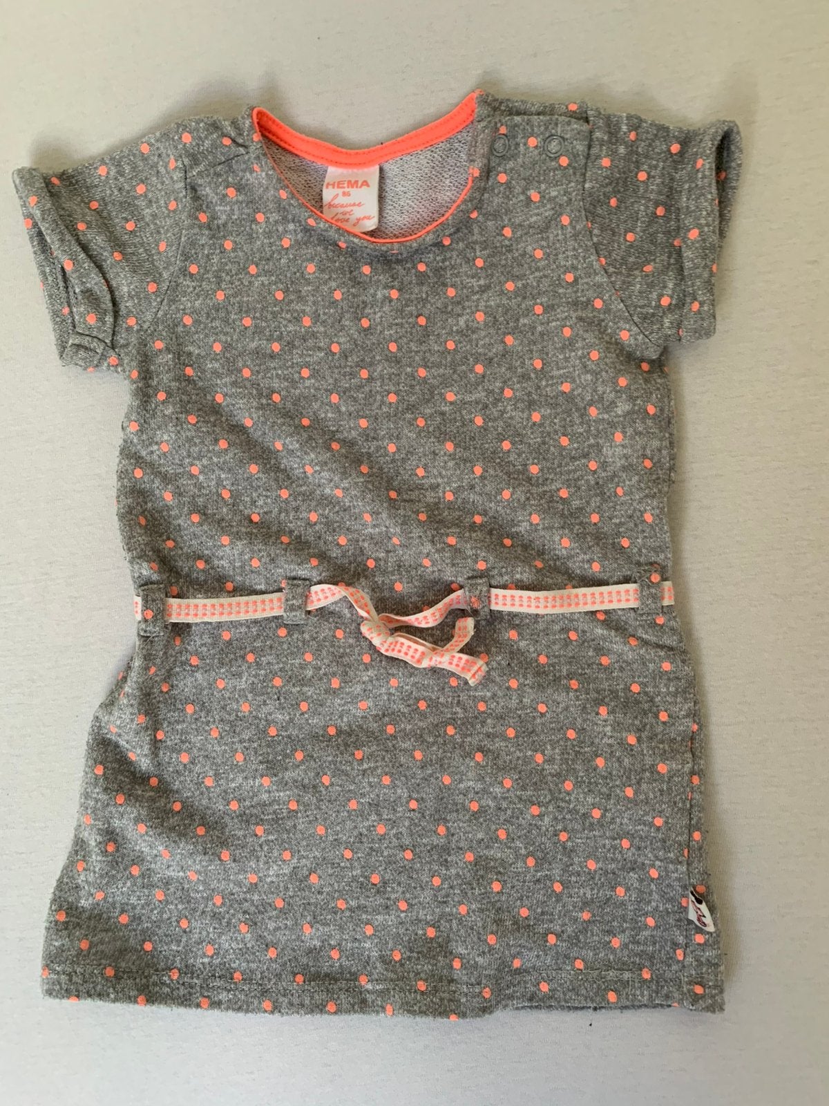 Jurkje maat 68, Kinderen en Baby's, Babykleding | Maat 68, Ophalen of Verzenden, Zo goed als nieuw, Meisje, Jurkje of Rokje