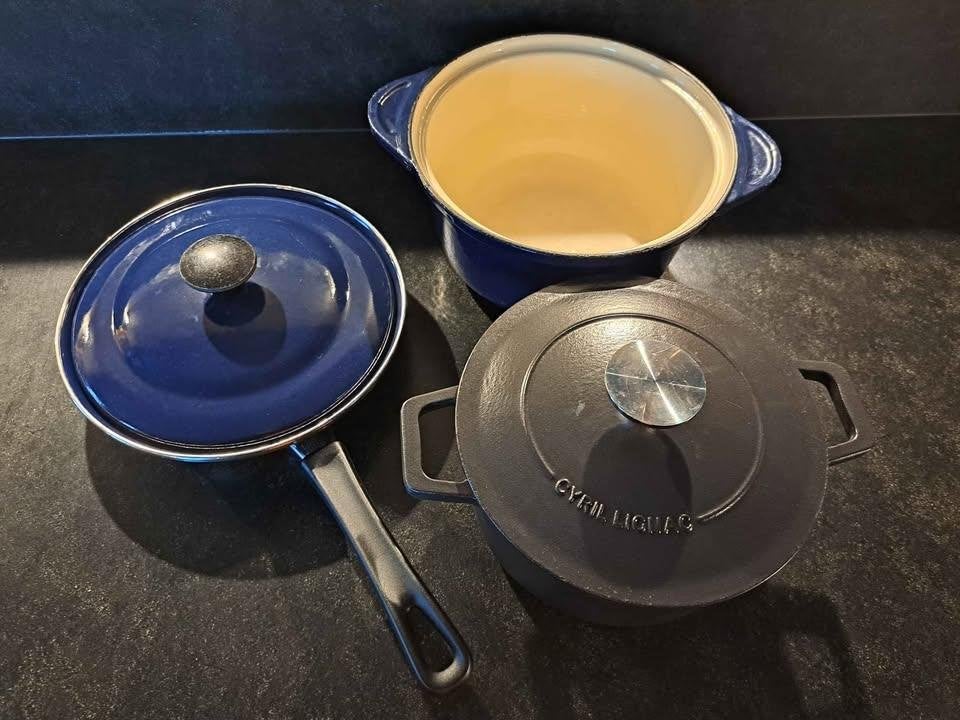 Gietijzeren kookpot Cyril Lignac, en andere, Met deksel, Ophalen of Verzenden, Zo goed als nieuw, Braadpan