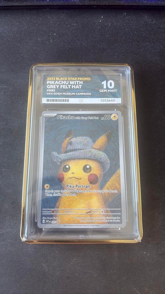 Pikachu van Gogh ACE 10, Ophalen of Verzenden, Zo goed als nieuw, Losse kaart