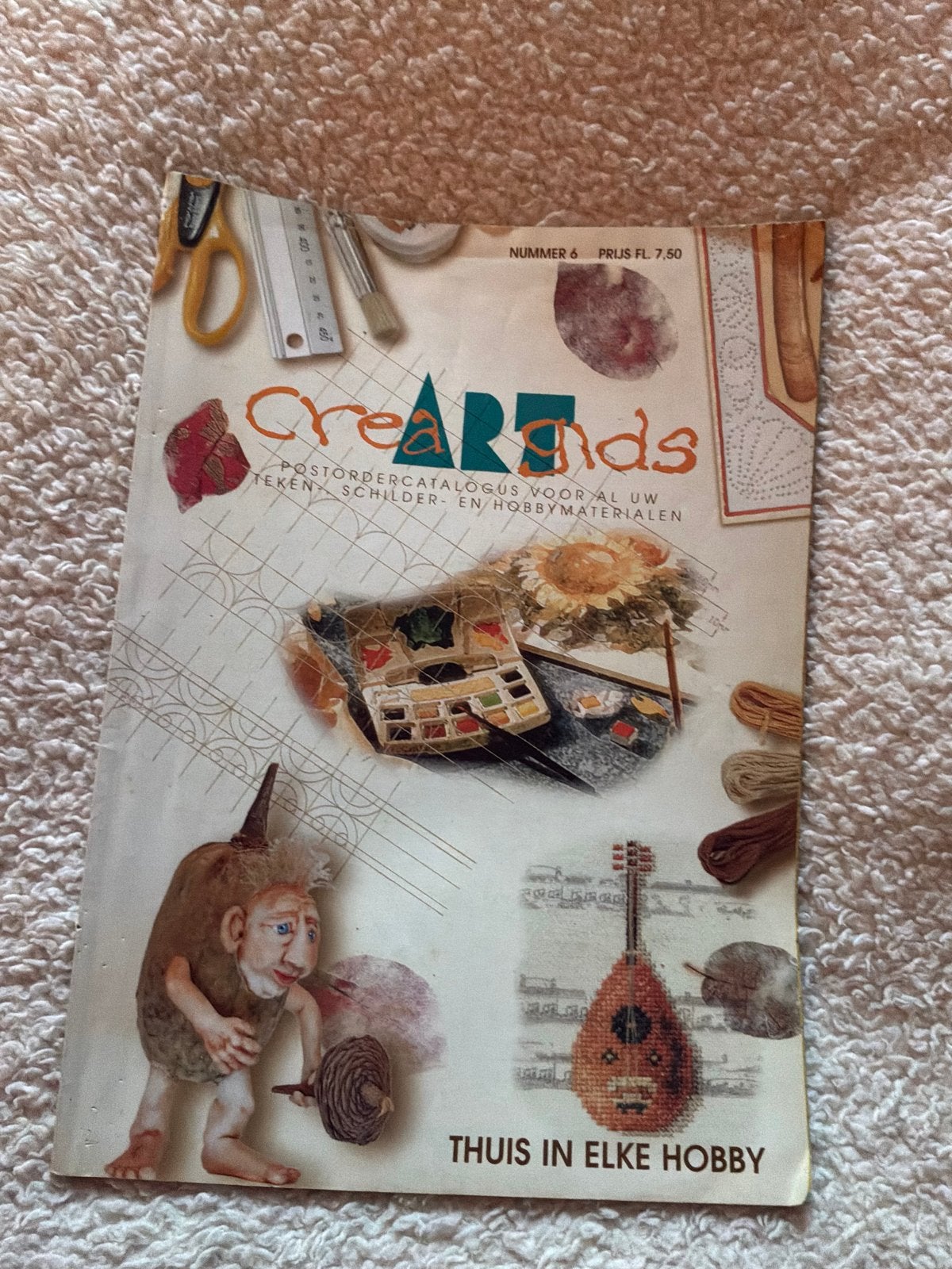 Crea-Art catalogus nummer 6 - Teken, schilder, hobby, Ophalen, Gebruikt, Overige thema's, Meerkleurig