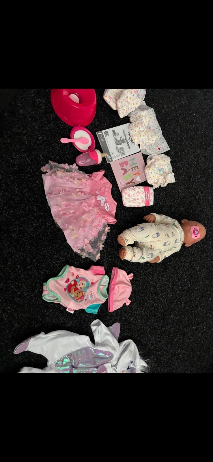 Baby Born pop met accessoires en kinderwagen, Kinderen en Baby's, Speelgoed | Poppen, Ophalen, Nieuw, Babypop