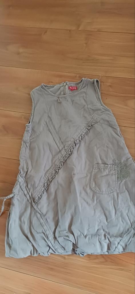 Khaki jurkje met leuke details,  maat 116, Persival, Meisje, Ophalen of Verzenden, Zo goed als nieuw