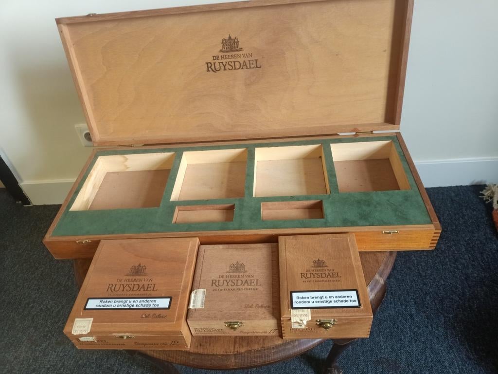 Luxe sigarenkist set – De Heeren van Ruysdael, Ophalen