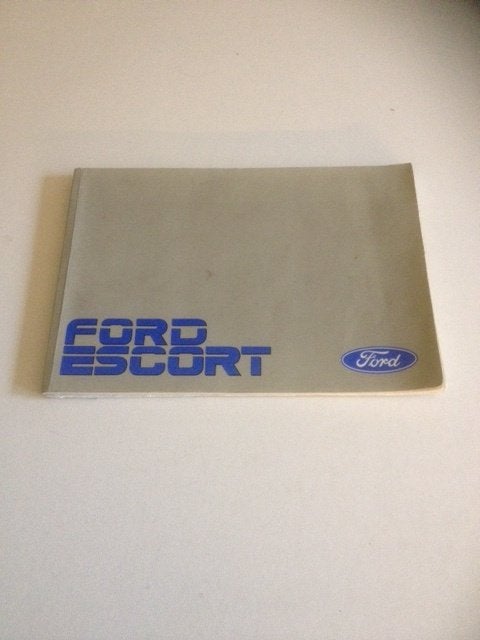 Ford Escort Gebruikershandleiding  1990   NL, Ophalen of Verzenden