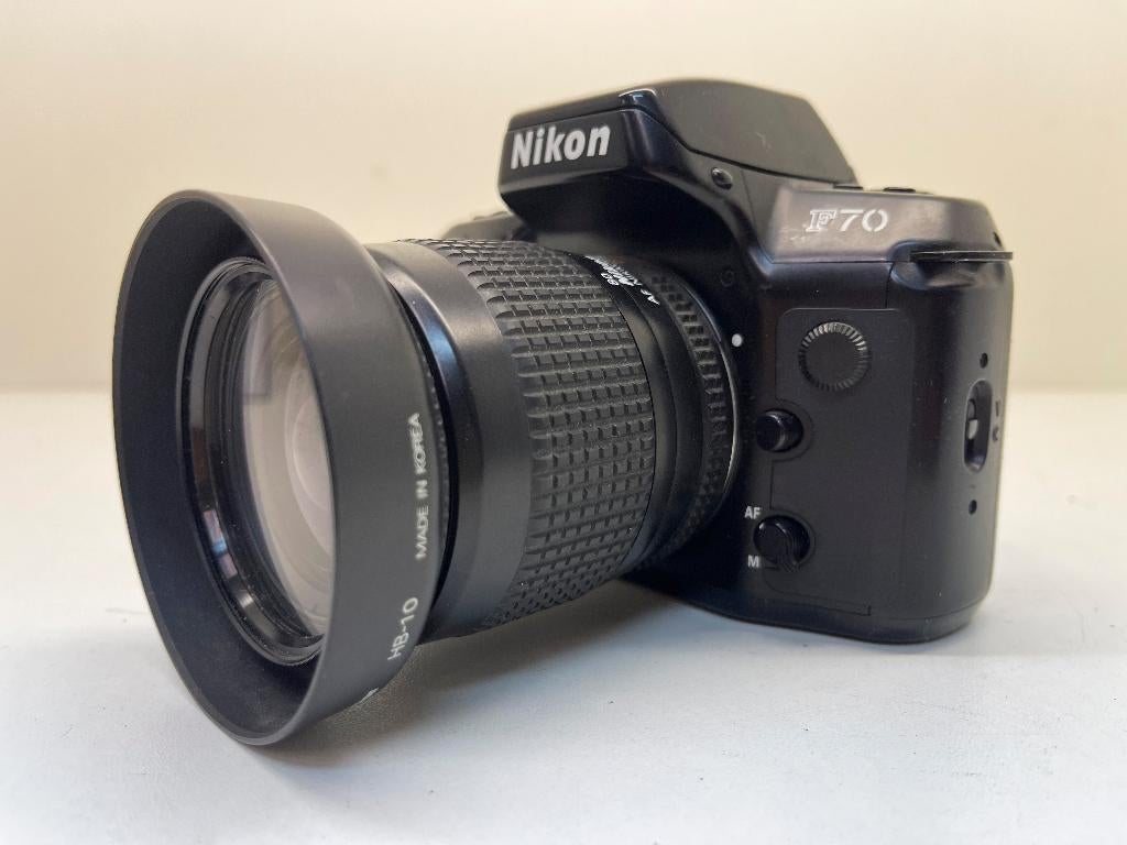 Nikon F70 analoge spiegelreflex foto camera met 28-80mm lens, Audio, Tv en Foto, Fotocamera's Analoog, Spiegelreflex, N, Ophalen of Verzenden