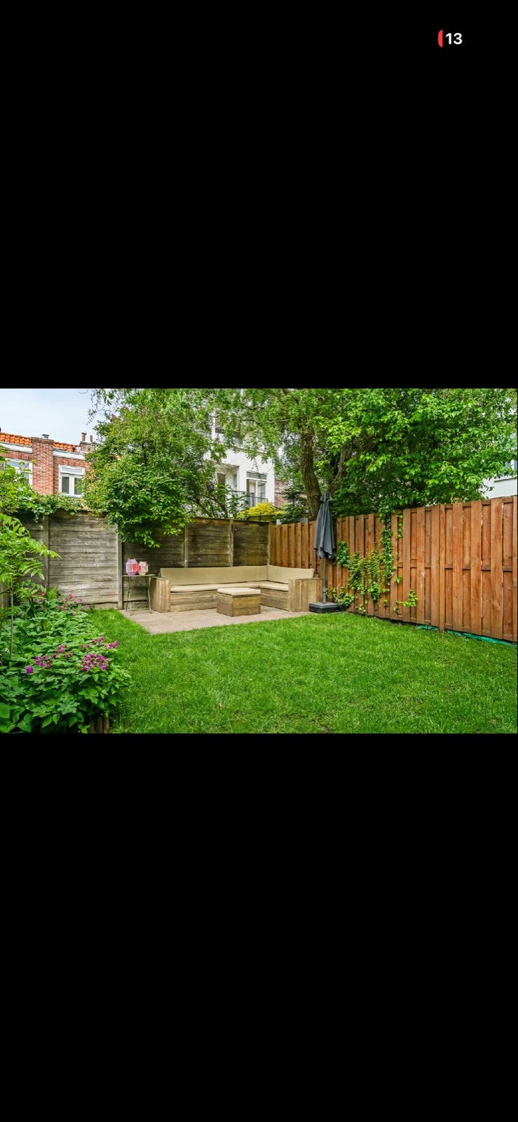 Steigerhouten loungeset met kussens tuinbank, 5 zitplaatsen, Gebruikt, Steigerhout, Ophalen of Verzenden