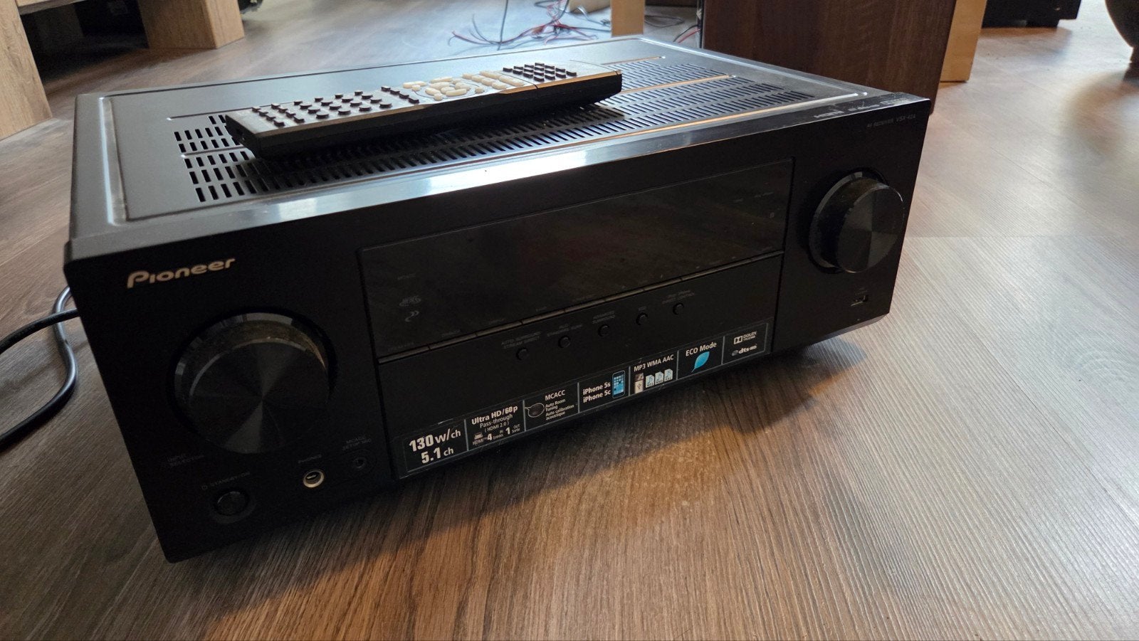 Pioneer VSX-424 5.1-kanaals AV-receiver, Gebruikt, Ophalen of Verzenden, Pioneer, 120 watt of meer