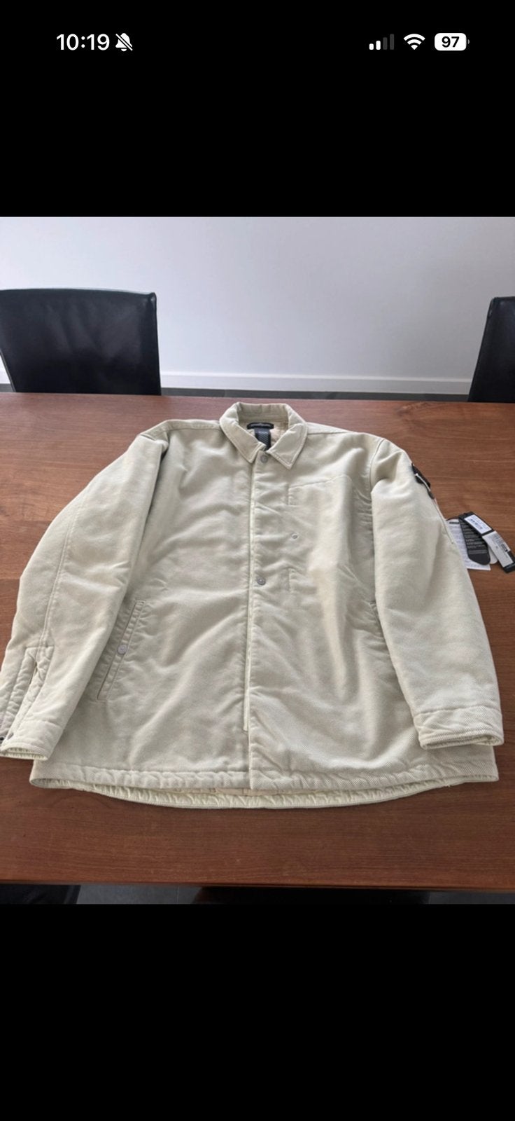 Stone island shadow project coach jacket lime origineel, Ophalen, Zo goed als nieuw, Zwart