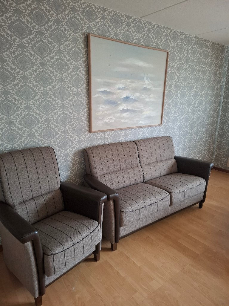 Bank met een stoel, Ophalen, Zo goed als nieuw, 75 tot 100 cm