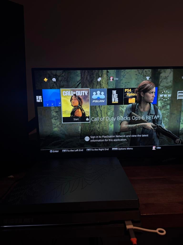 PS4 Pro The Last of Us Limited Edition 1TB (FW 9.00), Gebruikt, Ophalen of Verzenden, Zonder controller, 1 TB