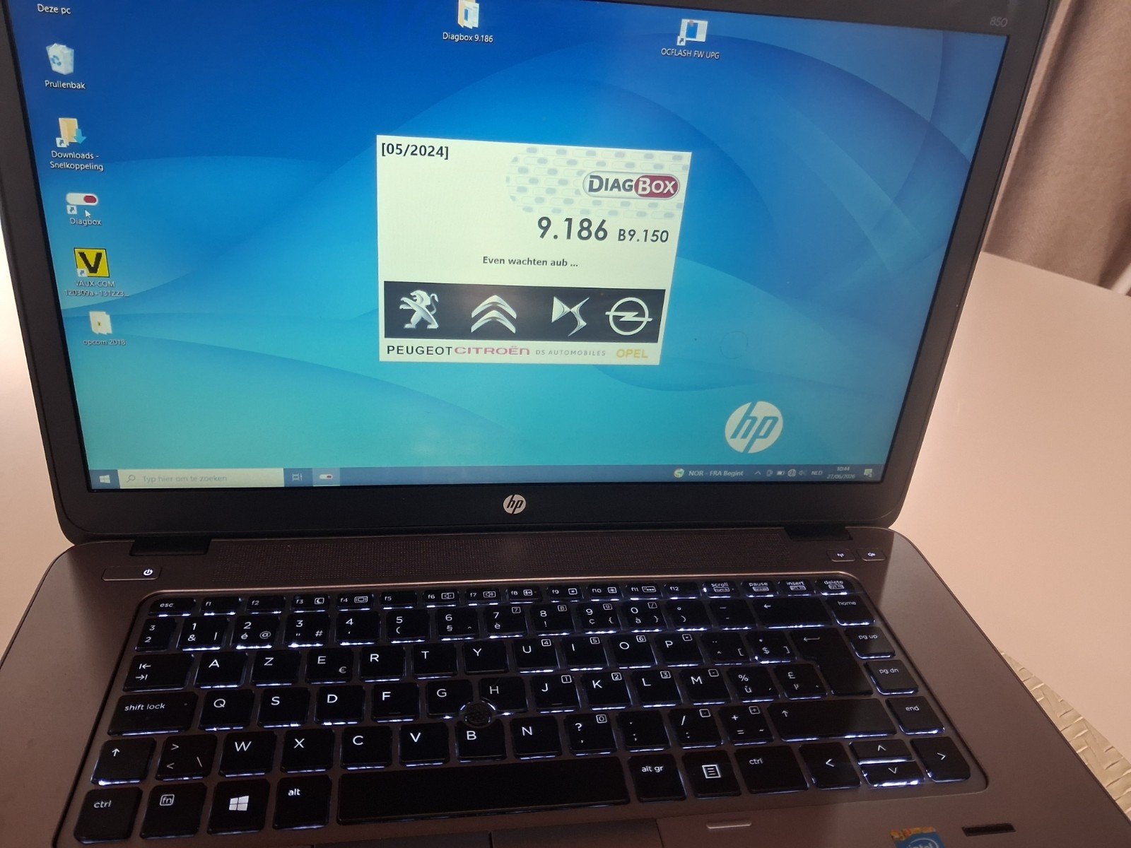 Laptop met diagbox en interface. En Op com, Auto diversen, Ophalen of Verzenden