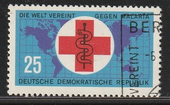 DDR 1963 943 Rode Kruis, Gest, Ophalen of Verzenden, DDR, Gestempeld