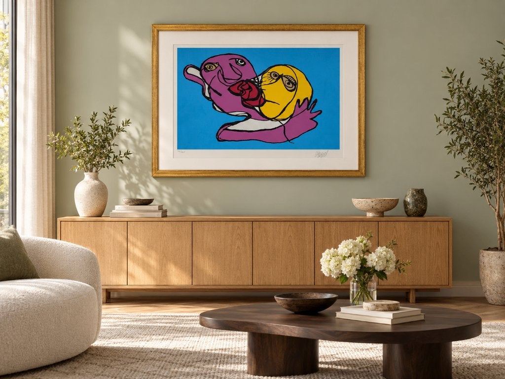 Karel Appel zeefdruk 1978, Antiek en Kunst, Ophalen