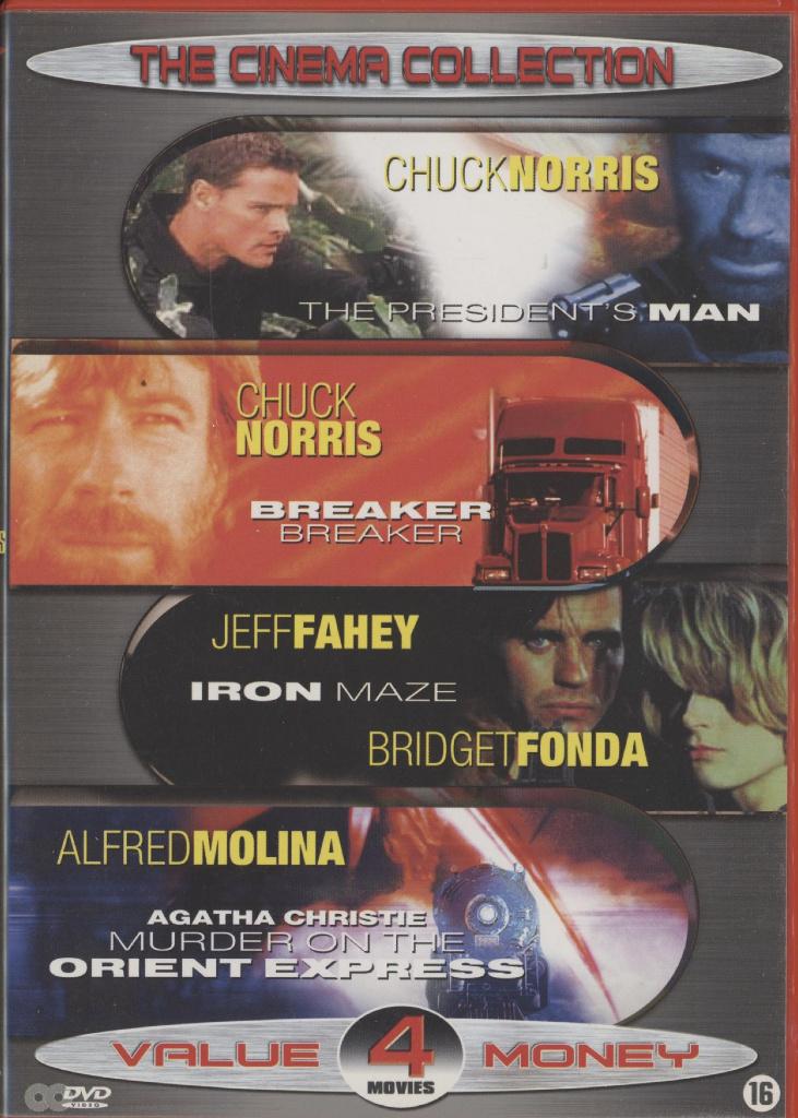 15) 4 films/2 disc: filmtitels in beschrijving, Vanaf 16 jaar, Ophalen of Verzenden, Gebruikt, Actie