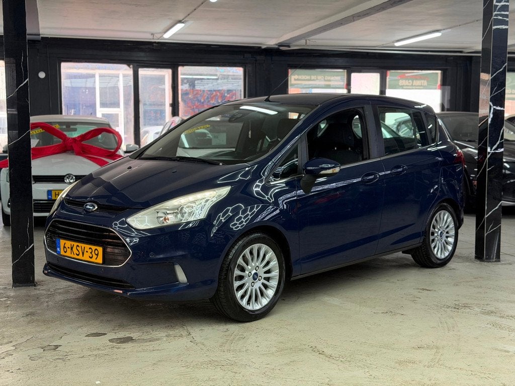 Ford B-Max 1.6 TI-VCT Titanium Navi | Camera | Trekhaak 1e e, Auto's, Ford, Gebruikt, 4 cilinders, Origineel Nederlands, 480 kg