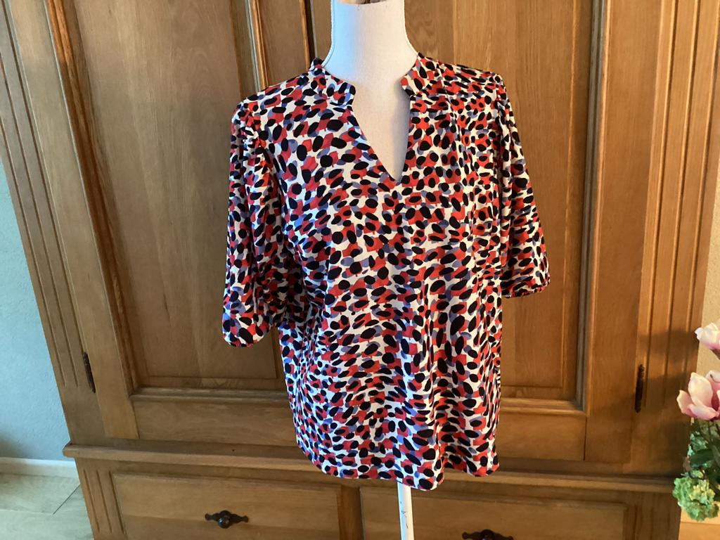 Studio Anneloes Top M - Dierenprint Travelstof, Kleding | Dames, Grote Maten, Ophalen of Verzenden, Zo goed als nieuw