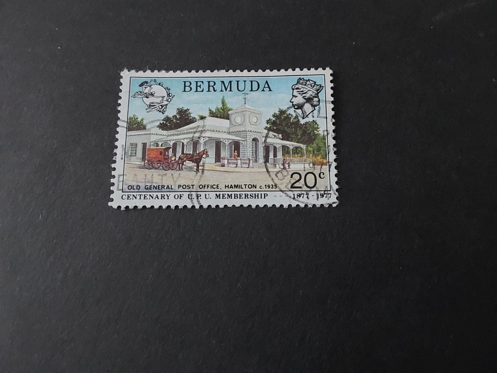 Bermuda, SG 377, Verzenden, Gestempeld