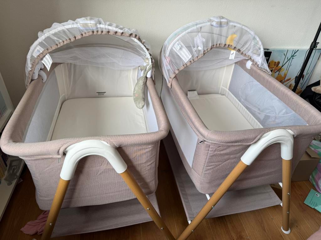Co sleepers 2 x eventueel tweeling, Kinderen en Baby's, Babywiegjes en Ledikanten, Ophalen, Zo goed als nieuw, Wieg