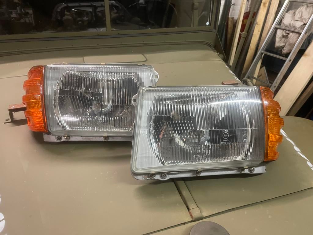 R107 koplampen set zgan, Auto-onderdelen, Verlichting, Ophalen, Gebruikt, Mercedes-Benz