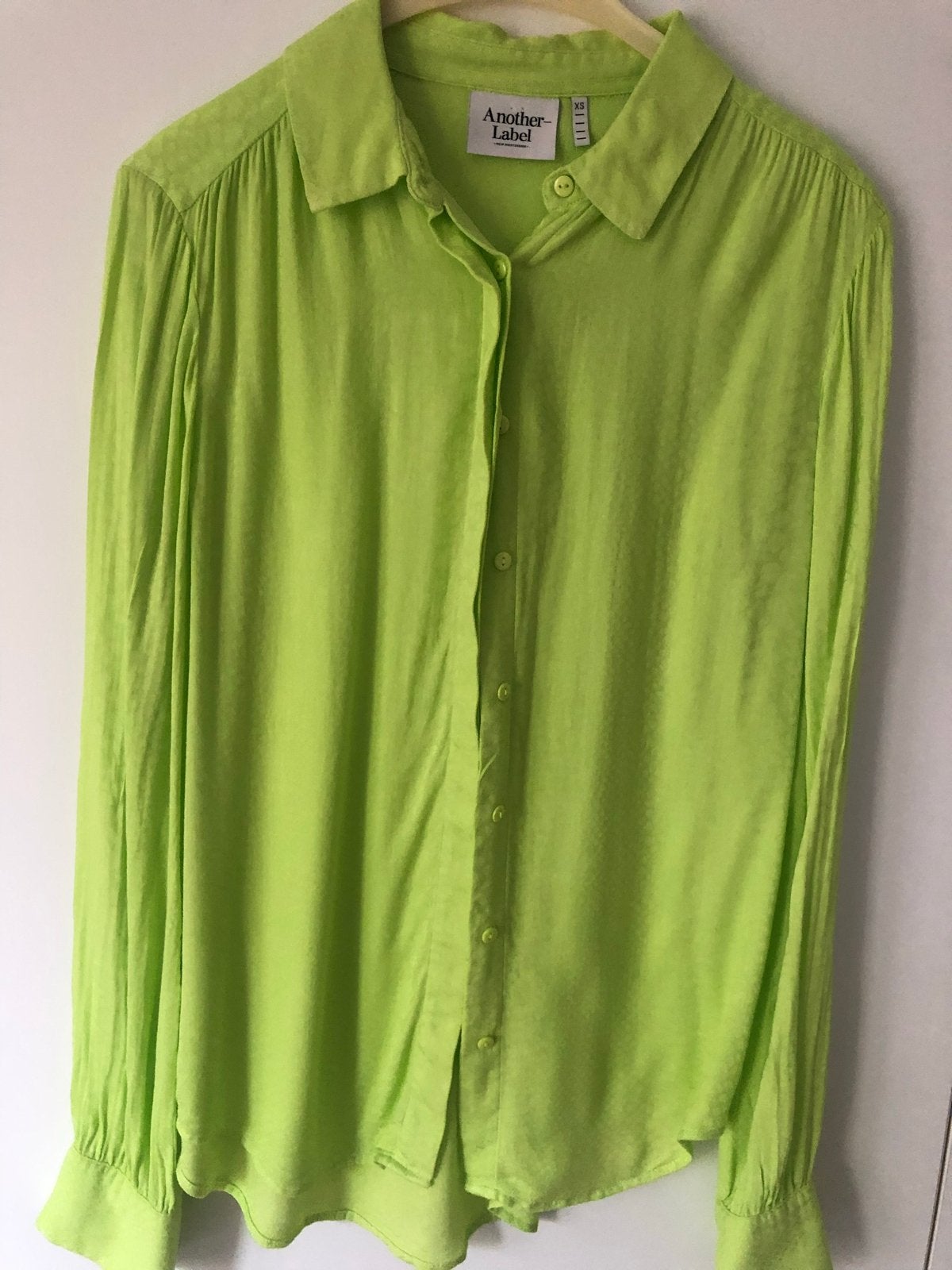 Another-Label Blouse - Neon Groen - Maat XS, Ophalen of Verzenden, Zo goed als nieuw, Maat 34 (XS) of kleiner, Groen
