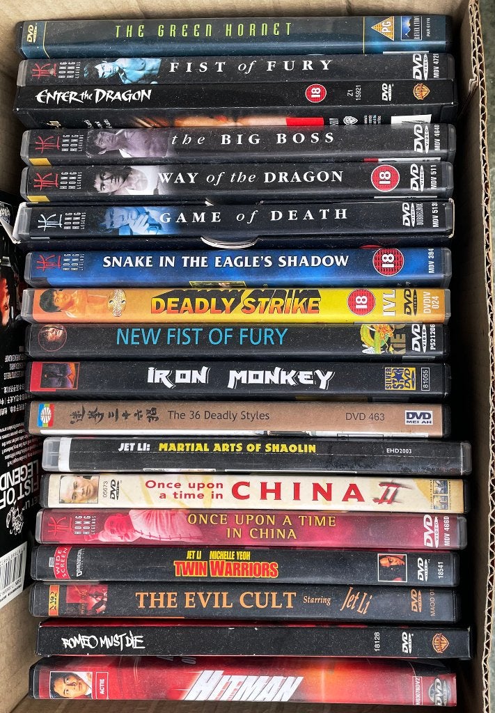Martial Art 19 dvds. In één koop., Vanaf 16 jaar, Actie, Ophalen of Verzenden, Gebruikt