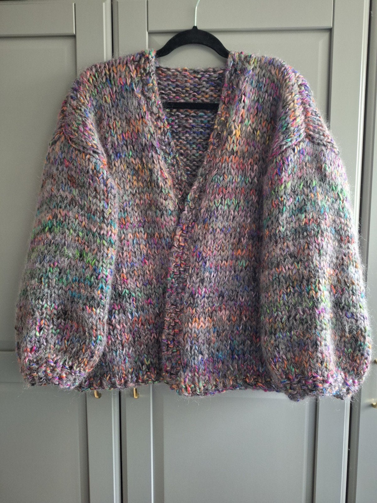 Nieuw handgemaakt mohair vest, een maat., Ophalen of Verzenden, Nieuw, Maat 46/48 (XL) of groter, Meerkleurig