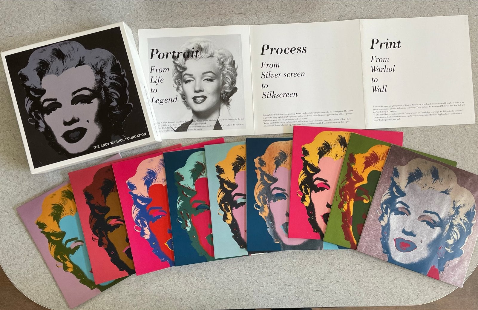 ~.~ Andy Warhol Marilyn Monroe Pop Art Prints Set ~.~, Ophalen of Verzenden