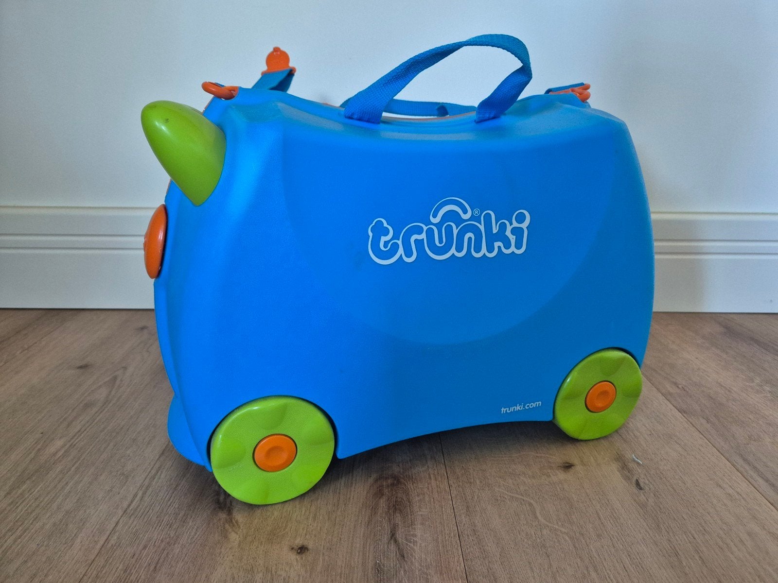 Trunki ride-on (reis)koffer, Sieraden, Tassen en Uiterlijk, Koffers, Ophalen, Gebruikt, Hard kunststof, Minder dan 50 cm