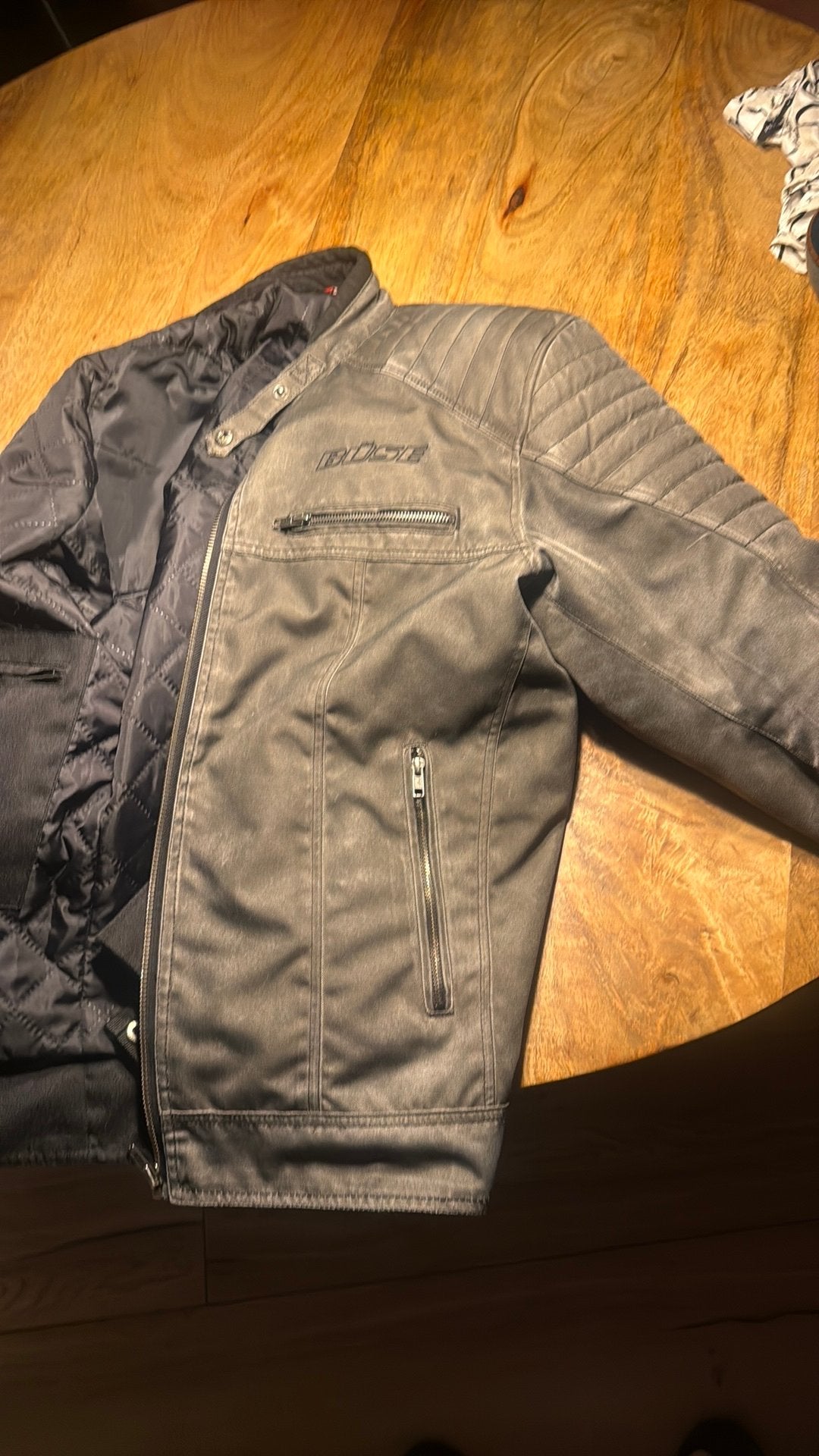 Stoere motor jas van Büse, Ophalen of Verzenden, Tweedehands, Jas | textiel