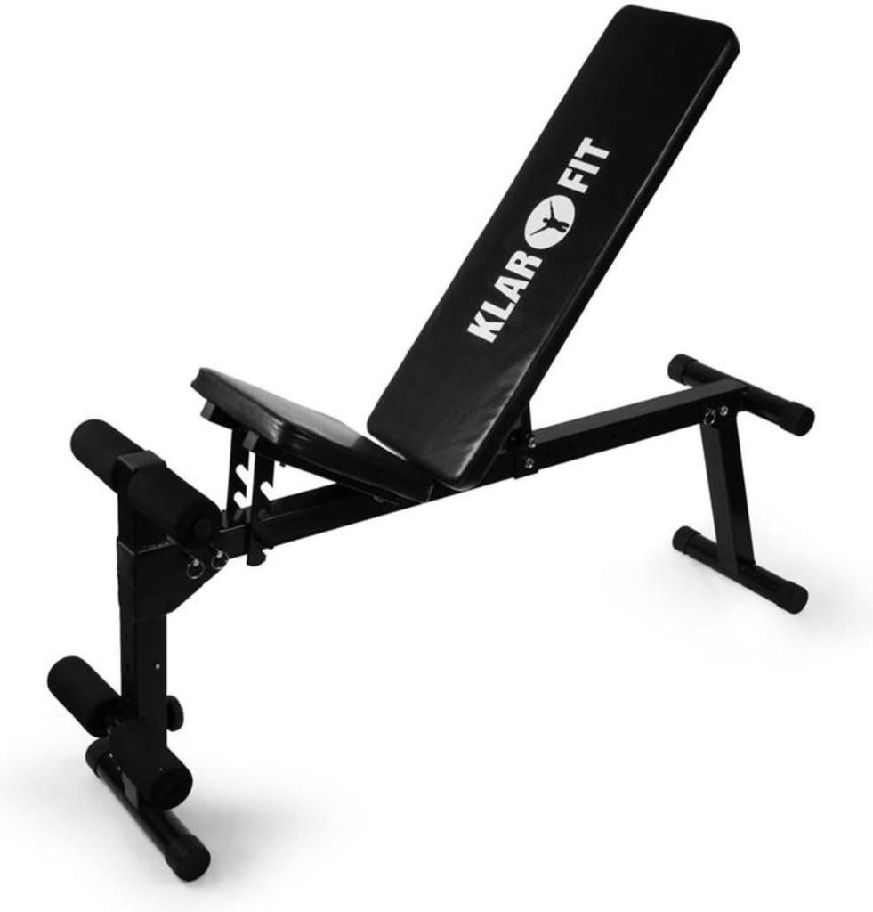  Klarfit Trainingsbank Thuistraining halterbank sit-upbank, Ophalen of Verzenden, Nieuw, Krachtstation