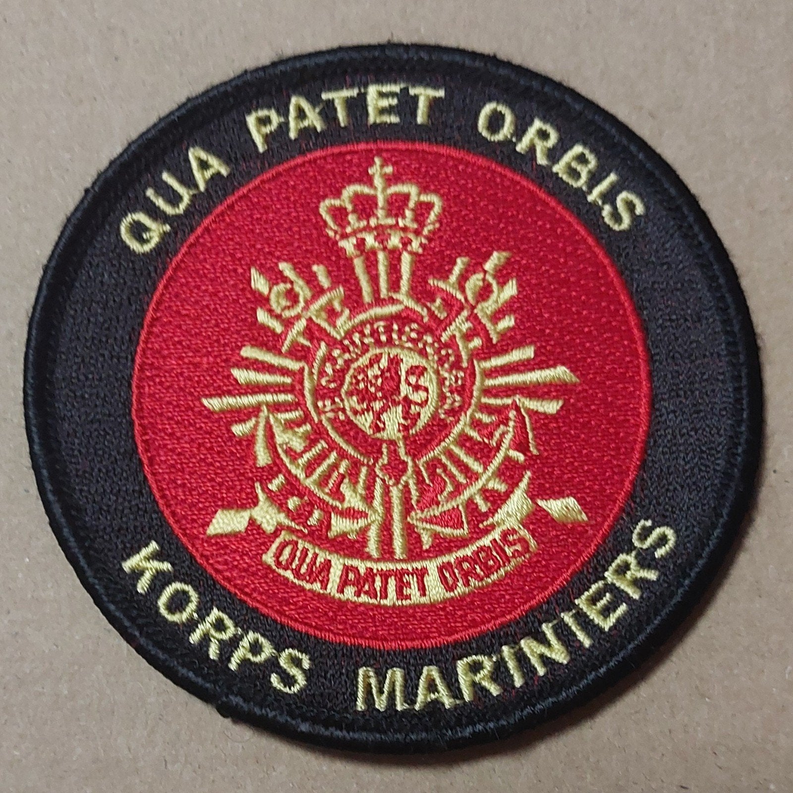 patch Korps Mariniers, Ophalen of Verzenden, Marine, Nederland, Embleem of Badge