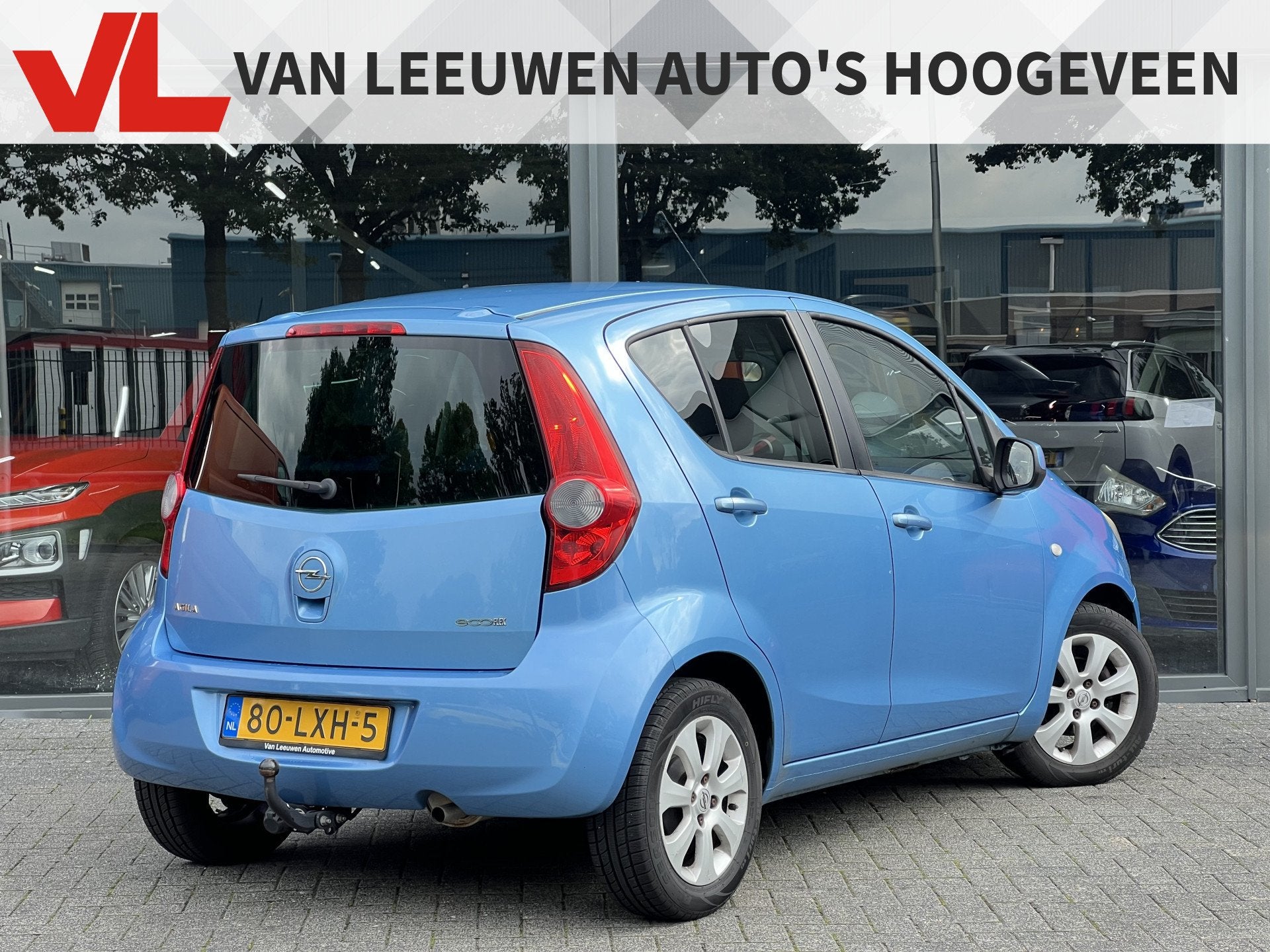 Opel Agila 1.0 Edition | Airco | Trekhaak | RIJKLAAR, Voorwielaandrijving, Stof, Blauw, 996 cc