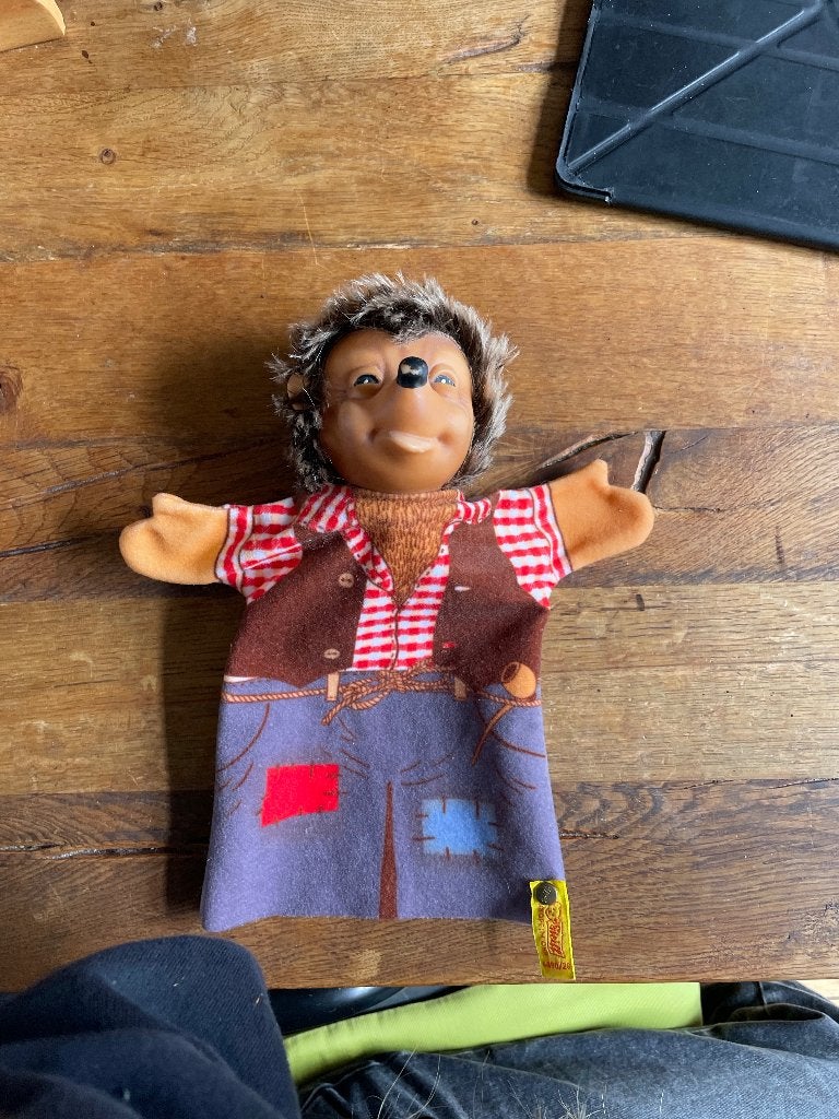 Steiff handpop, Kinderen en Baby's, Speelgoed | Knuffels en Pluche, Overige merken, Overige karakters, Overige typen, Ophalen of Verzenden