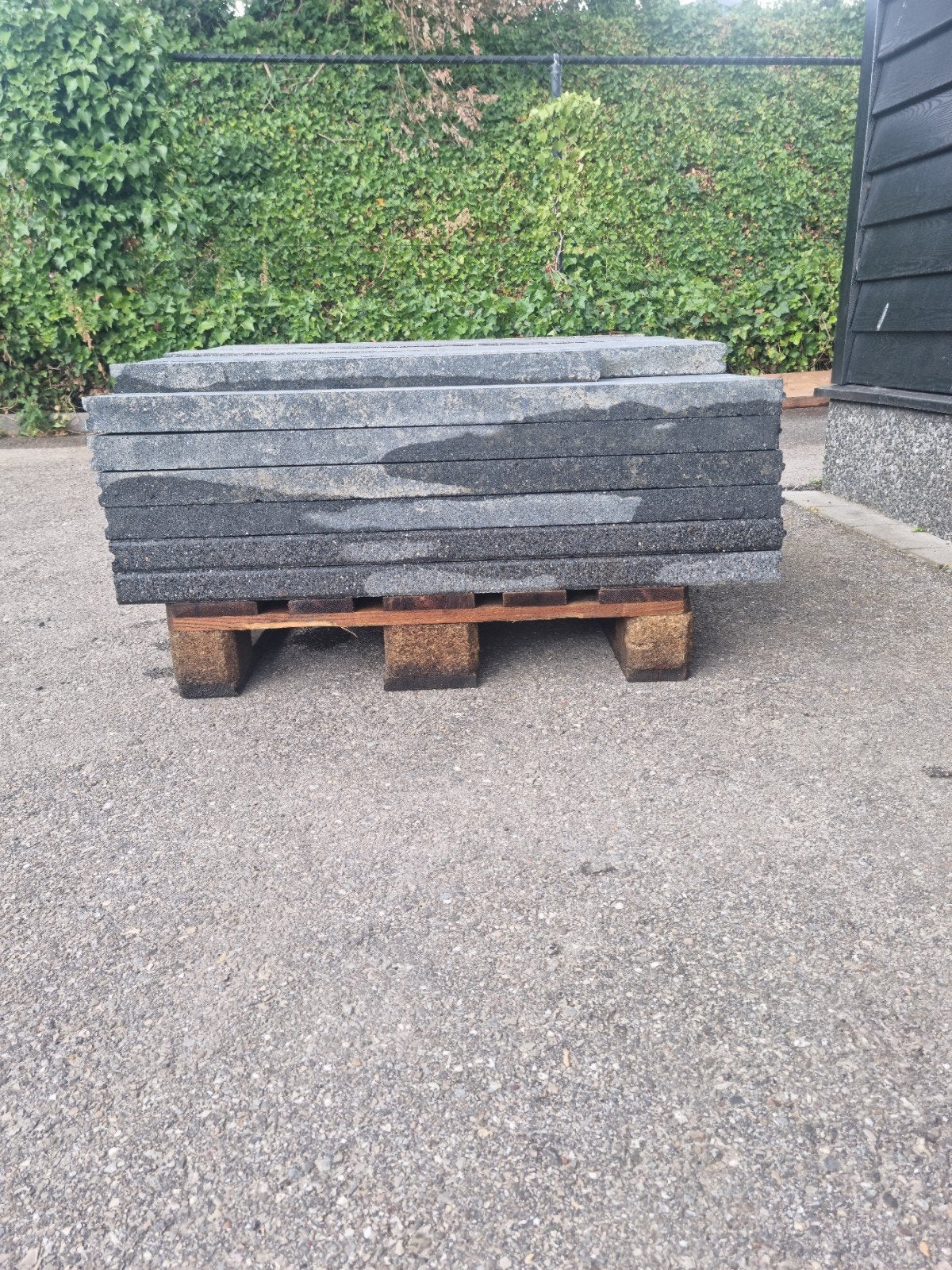 53 Antraciete Beton Banden 100x15x5 cm, Ophalen, Gebruikt, Overige typen, 10 m² of meer