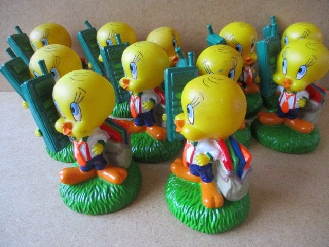adv10574 tweety figuurtje, Verzamelen, Ophalen, Looney Tunes, Gebruikt, Beeldje of Figuurtje