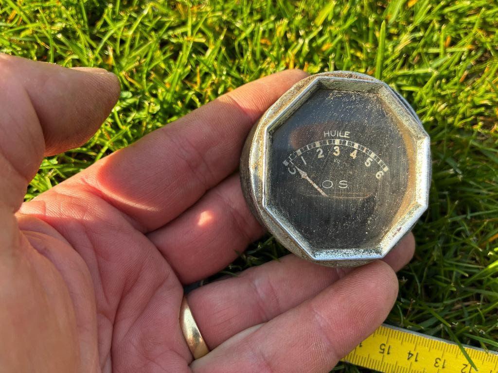 Dashboard klok olie druk meter   oldtimer, Auto-onderdelen, Ophalen of Verzenden, Gebruikt, Citroën