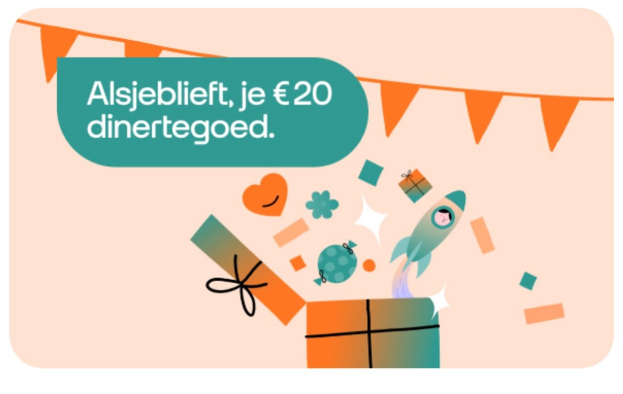 € 20 dinertertegoed, Kortingsbon