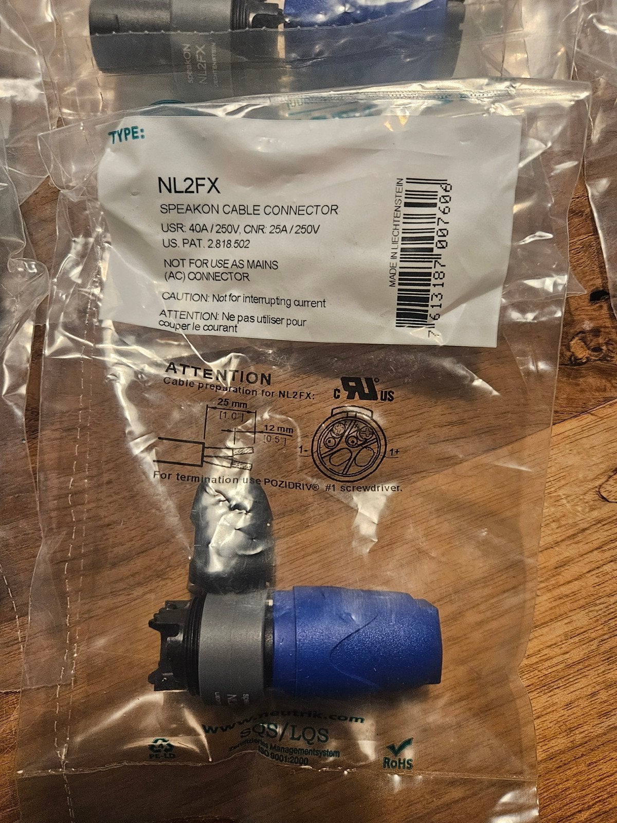 14x Neutrik NL2FX Speakon Kabel Connectoren, Muziek en Instrumenten, Ophalen of Verzenden