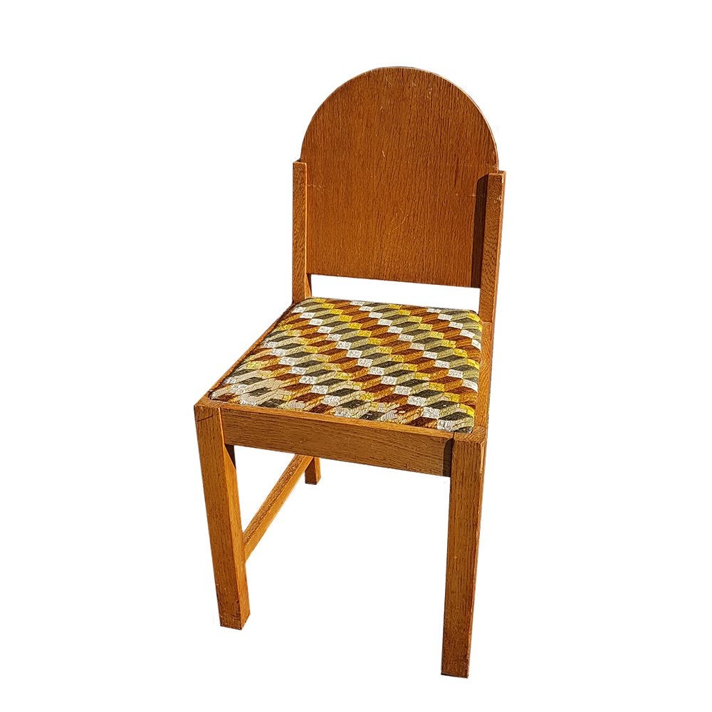 Art Deco - Amsterdamse School stoel, Huis en Inrichting, Stoelen, Ophalen, Gebruikt, Art deco, -