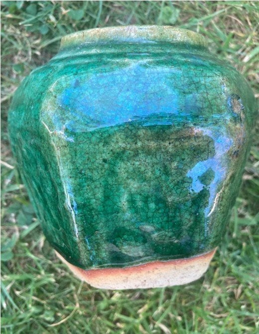 2 Celadon Oude Gemberpot prijs is per stuk, Ophalen