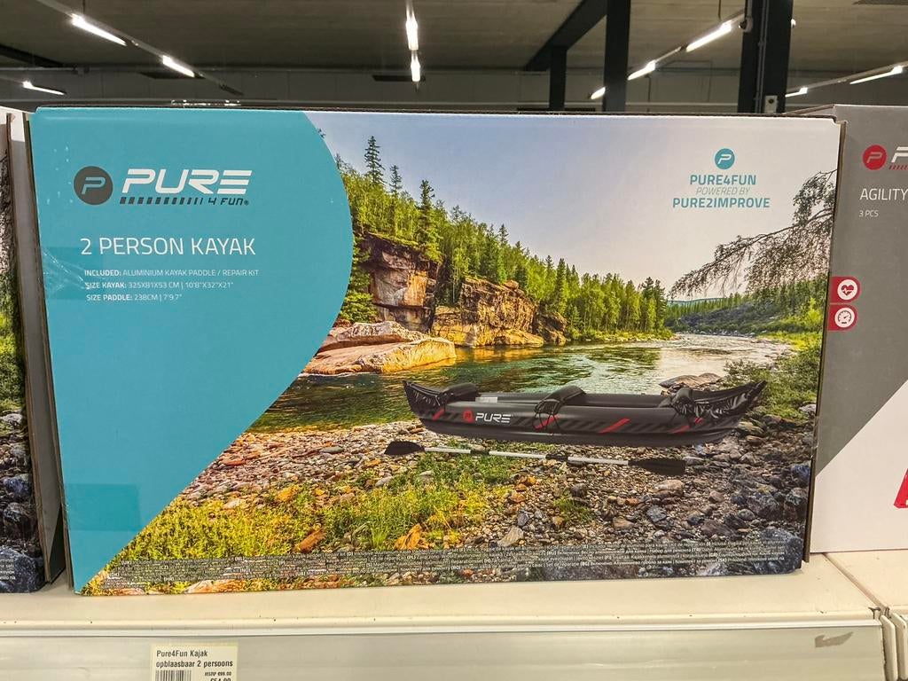Pure4Fun Kayak Nieuw!, Opblaasbaar, Kajak, Twee personen, Ophalen of Verzenden
