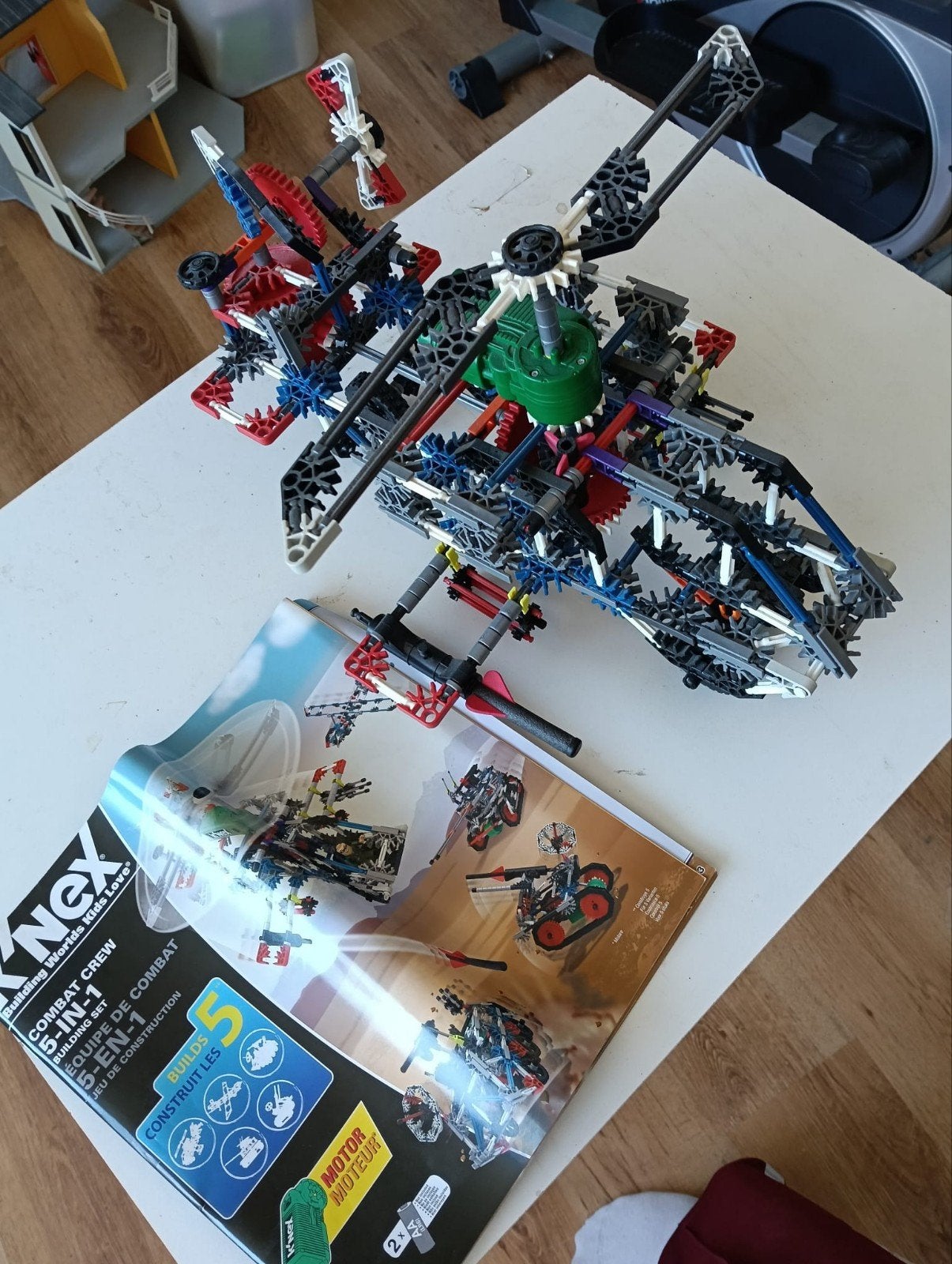 Grote K'nex collectie met handleidingen en motor, Ophalen of Verzenden, Gebruikt, K'nex