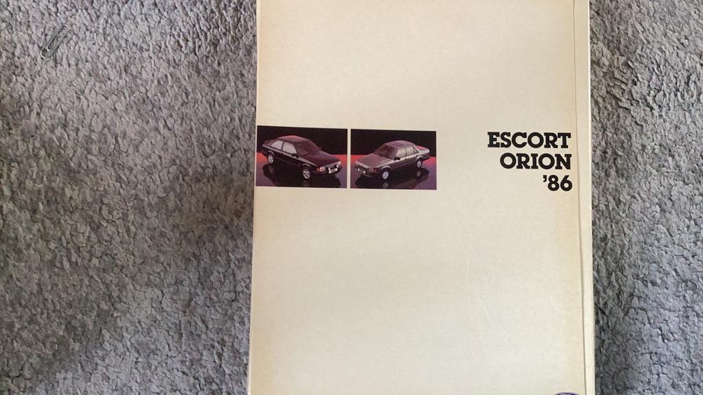 Ford Escort persmappen, Ophalen of Verzenden, Zo goed als nieuw, Ford