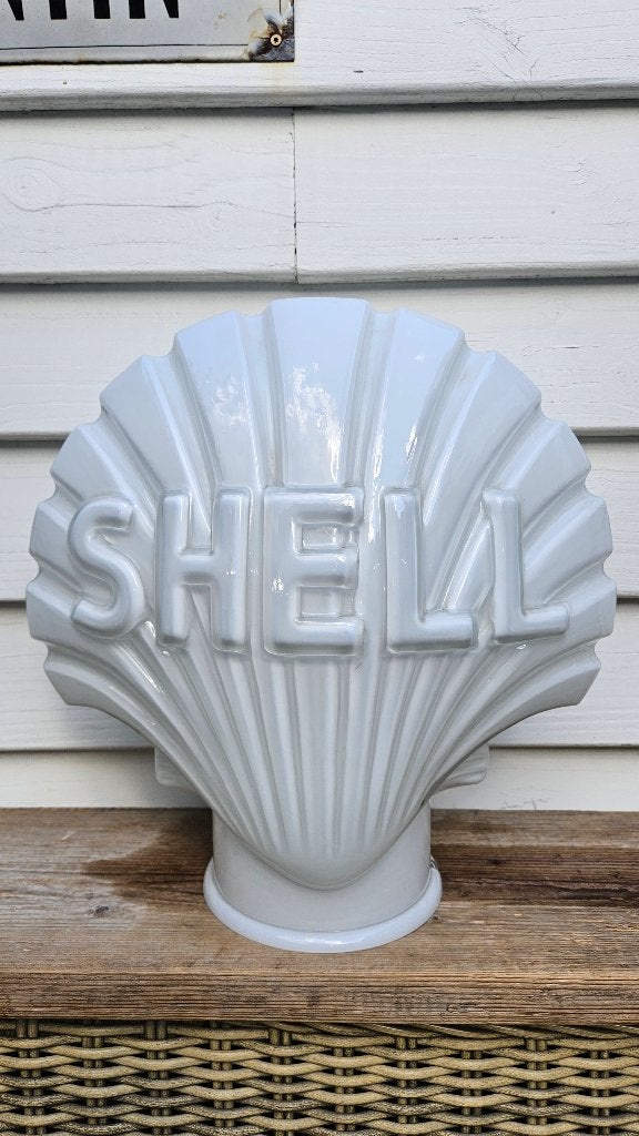Shell Glazen Globe, Verzamelen, Ophalen of Verzenden, Zo goed als nieuw, Gebruiksvoorwerp