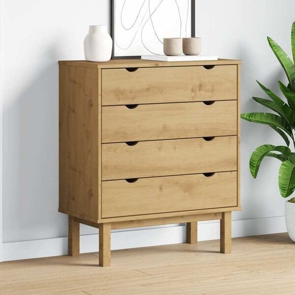Ladekast 76,5x39,5x90 cm grenenhout -nieuw in doos-, Ophalen, Nieuw, 50 tot 100 cm, Minder dan 100 cm